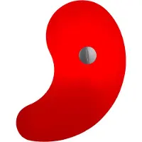 Foscarini Bit 1 Lampe Murale Red