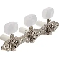 Schaller HNI 1 Baseplate 3+3 Nickel Mécanique pour guitare