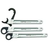 Toptul Clé à cliquet 22 mm einseitig aufklappbar