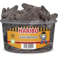 Haribo Drop Zoute Bommen Bonbons Réglisse Salée Gourmande 1200g