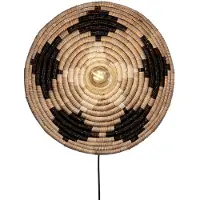 Good - Applique Andros - Naturel/Noir - Ø45cm