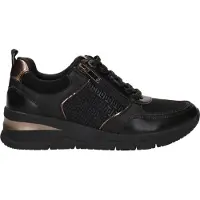 Tamaris Baskets basses or rose / noir