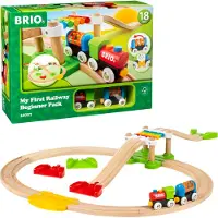 BRIO My First Railway Battery Operated Train Set (33710) Multicolore