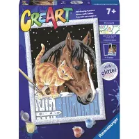Ravensburger Stable Friends Paint By Numbers Kit for Kid - 20217 - Peinture des arts et de l'artisanat pour les 7 ans et plus