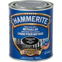 Hammerite Laque pour metaux brilliant noir 750 ml