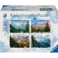 Ravensburger Puzzle Château de Conte de Fées en 4 Saisons - 10.000 à 54.000 pièces