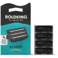 Boldking Lames de rasoir pour peau normale - Lames de rechange pour hommes - 1 pièce (4 x)