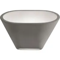 Foscarini Applique Murale , Aplomb R7s, dimmable, Gris, Salon / séjour, Béton, Design