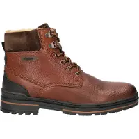 Australian York Veterschoenen Hoog - Cognac - Maat 40