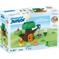 Playmobil Junior 71693 Winnie l'Ourson et Porcinet avec cabane. 17 pièces. Junior & Disney. À partir de 12 mois.