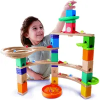 Hape Toboggan à Billes - Quadrilla - 94 Parties - Suspense - - UneTaille - Toboggan à Billes