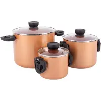 Bo Camp - Industrial - Batterie de cuisine - Slauson - Compact 3 - 3 pièces - Aluminium - Induction