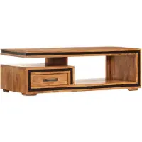 vidaXL Table basse 100x45x33 cm Bois d'acacia massif