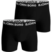 Björn Borg Bamboo Cotton Blend Boxer 2-pack Black Str. XL 2 stk.
