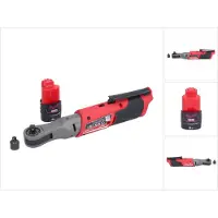 Milwaukee M12 FIR38-301 Clé à cliquet sans fil 12 V 75 Nm 3/8" 1/4" + 1x batterie 3,0 Ah - sans chargeur (1/4", 3/8")