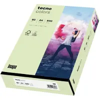 OVOL Papier couleur tecno Colors, format A4, 80 g/m², vert clair, paquet de 500 feuilles