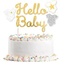 Kärkkäinen Décoration Pour Gâteau Hello Baby - Multicolore