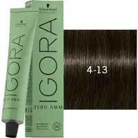 Schwarzkopf Professional Igora Zero Amm Coloration permanente 60 ml 4-13