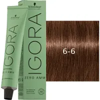 Schwarzkopf Professional IGORA ZERO AMM coloration cheveux permanente sans ammoniaque teinte 6-6 60 ml