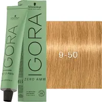 Schwarzkopf Professional Igora Zero Amm Coloration permanente 60 ml 9-50