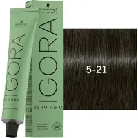 Schwarzkopf Professional Igora Zero Amm Coloration permanente 60 ml 5-21