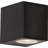 QAZQA Applique murale d’extérieur moderne en plastique noir - Baleno