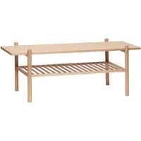 Hubsch Acorn Table Basse Carrée Naturel | 880623F