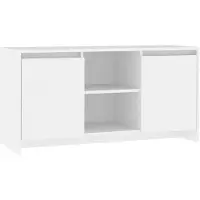 vidaXL Meuble TV blanc 102x37,5x52,5 cm Bois composite