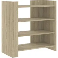 vidaXL Sideboard Chêne Sonoma 73,5x35x75 cm Matériau dérivé du bois