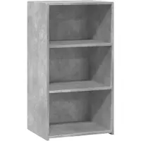 vidaXL Sideboard gris béton 50x41x93 cm Bois composite