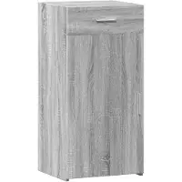 vidaXL Sideboard Gris Sonoma 45x42,5x93 cm Matériau dérivé du bois