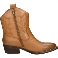 Sub55 Western boots Enkellaarsjes Hak - Cognac - Maat 36