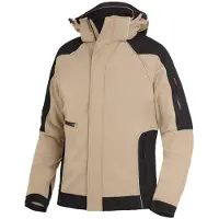 FHB Veste en softshell WALTER taille XL royal/noir 96 % PES/4 % élasthanne (XL)