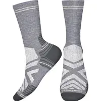 Smartwool Chaussettes Smartwool Femme Randonnée Hike Zero Cushion Crew Light Gray-S