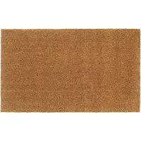 vidaXL Tapis de porte naturel 90x150 cm fibre de coco touffeté