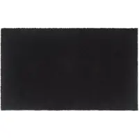 vidaXL Tapis de porte noir 90x150 cm fibre de coco touffeté
