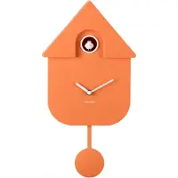 Karlsson Horloge murale moderne Cuckoo Orange