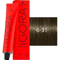 Schwarzkopf Professional IGORA Royal coloration cheveux teinte 6-31 Light Brown 60 ml