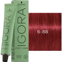 Schwarzkopf Professional IGORA ZERO AMM coloration cheveux permanente sans ammoniaque teinte 6-88 60 ml