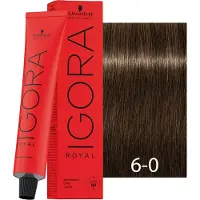 Schwarzkopf Professional Igora Royal Cools Coloration permanente 60 ml 6-0 Dark Blonde Natural