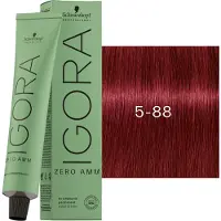 Schwarzkopf Professional Igora Zero Amm Coloration permanente 60 ml 5-88