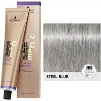 Schwarzkopf Professional Blondme Lifting crème éclaircissante pour cheveux blonds teinte Steel Blue 60 ml