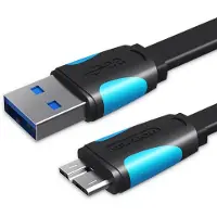 Vention Câble de charge plat USB 3.0 A vers Micro-B 1 mètre