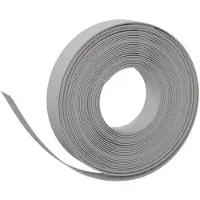 vidaXL Bordure de pelouse 2 pcs. Gris 10 m 10 cm Polyéthylène