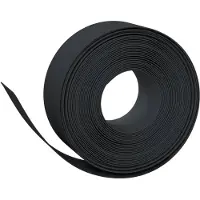 vidaXL Bordure de pelouse 2 pcs. noir 10 m 20 cm polyéthylène