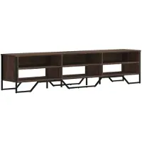 vidaXL Armoire TV marron imitation chêne 180x34x41 cm Bois composite