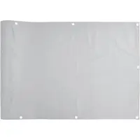 vidaXL Pare-vue balcon Gris 600x120 cm PVC