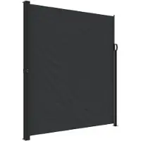 vidaXL Pare-brise extensible 220 x 500 cm noir