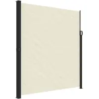 vidaXL Pare-brise extensible 220 x 500 cm crème