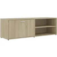 vidaXL Armoire TV Chêne Sonoma 120 x 34 x 37 cm Panneau de particules